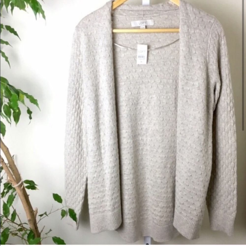 LOFT Wool and Cotton blend cardigan